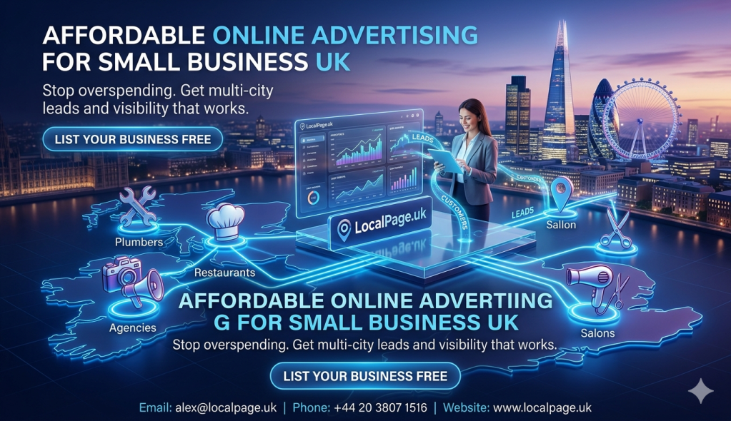 UK Small Business Affordable Online Ads | Get Multi-City&nbsp;Leads